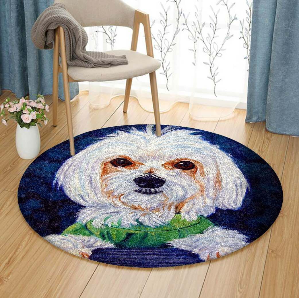 Maltese Round Carpet