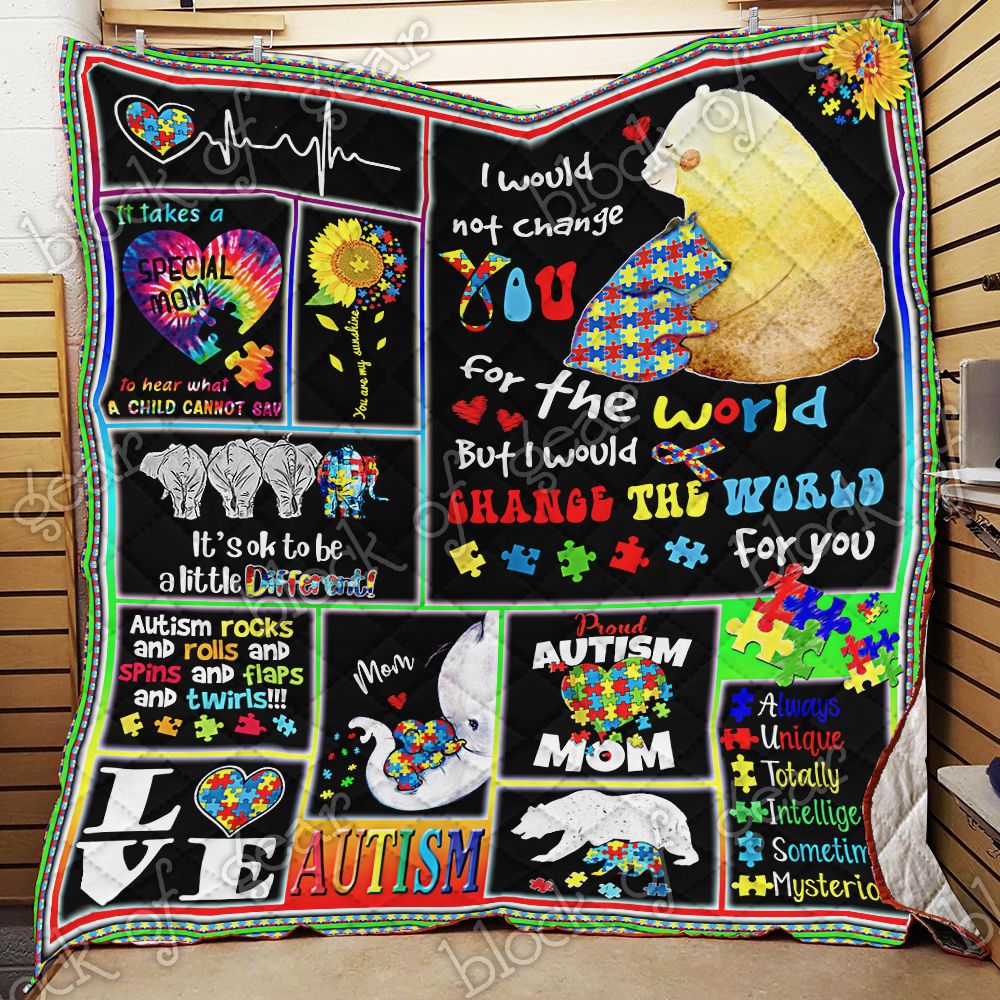 Mama Bear Autism Quilt Pn337 Dhc11122377Dd