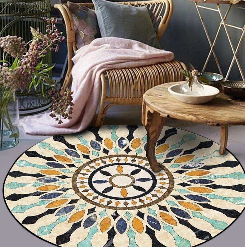 Mandala Bohemian Round Carpet
