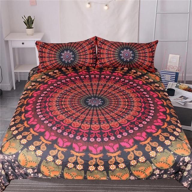 Mandala Concealed Circle Bedding Set