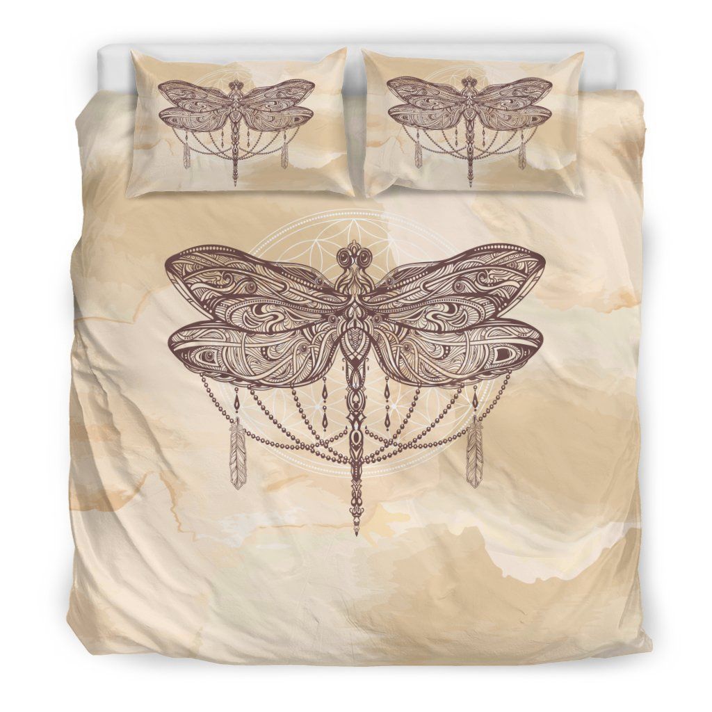 Mandala Dragonfly Bedding Set