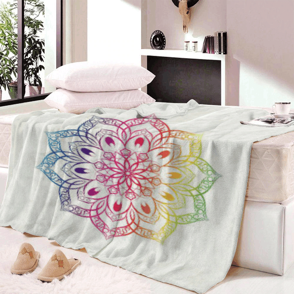 Mandala Dreamcatcher Sherpa Fleece Blanket