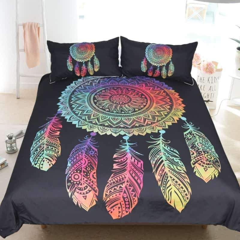 Mandala Dreamcatcher Native American Bedding Set