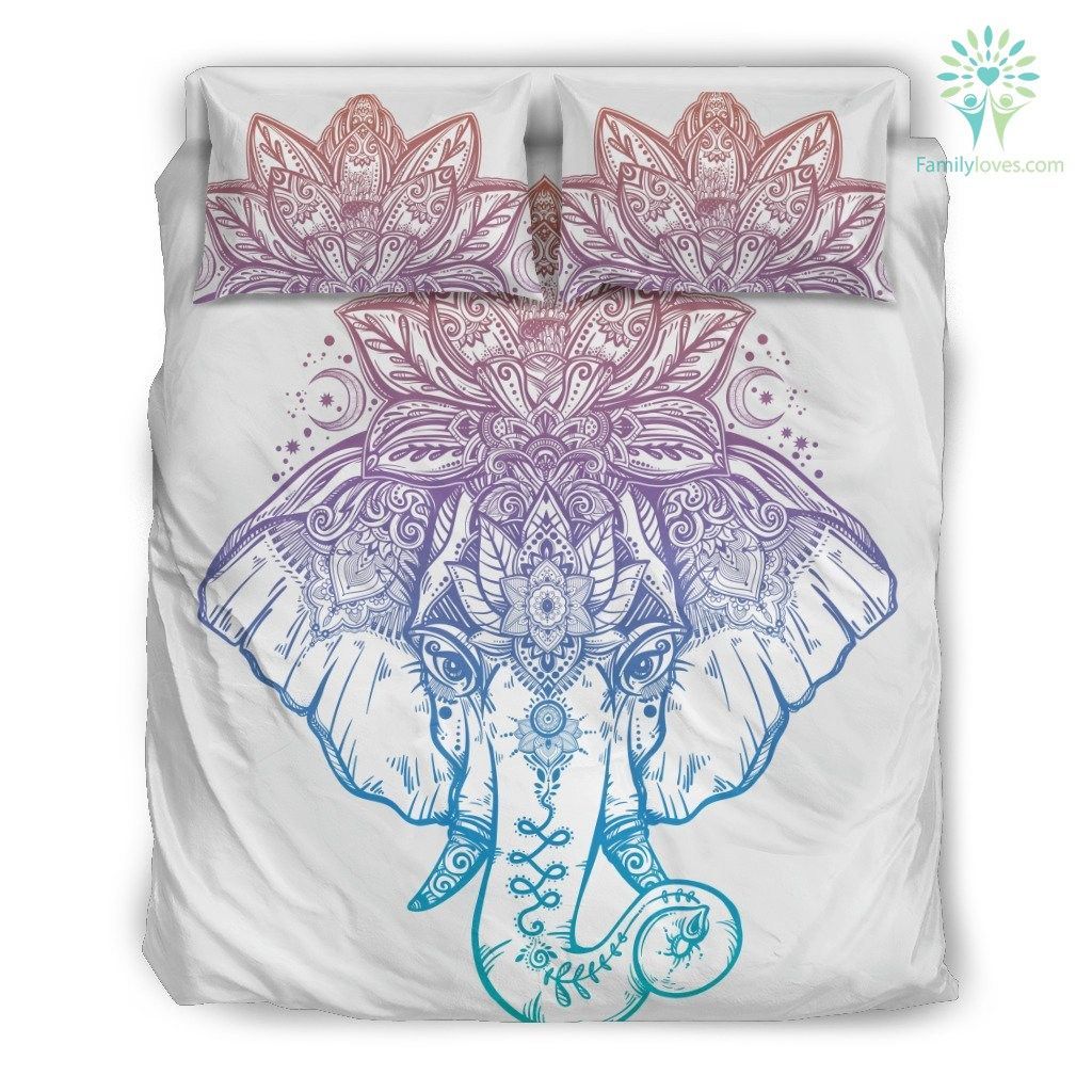 Mandala Elephant Bedding Set
