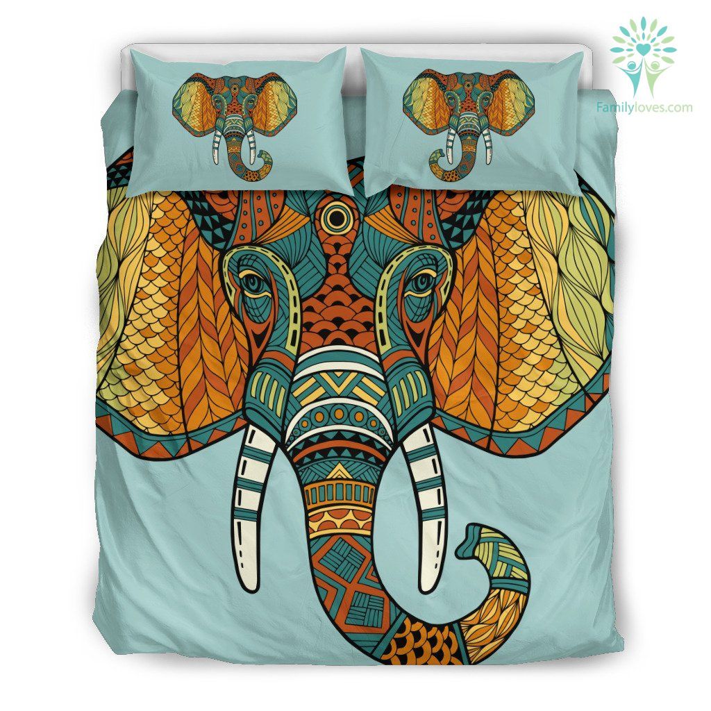 Mandala Elephant 7 Bedding Set