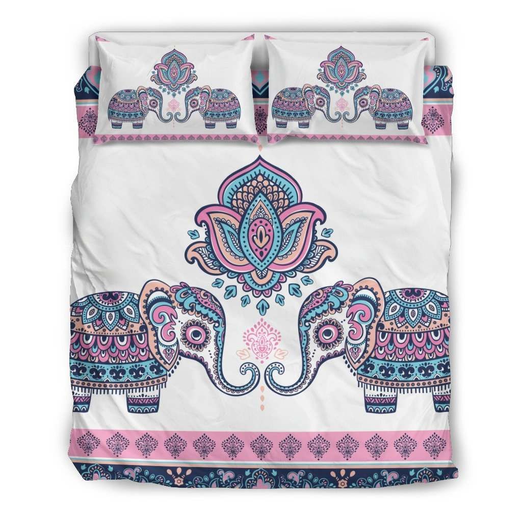 Mandala Elephant Bedding Set