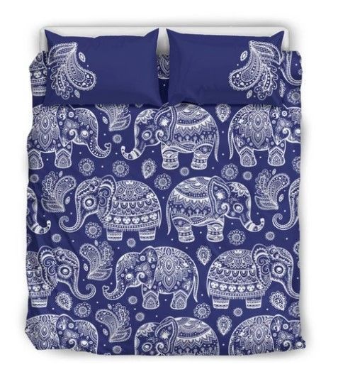 Mandala Elephant Bedding Set