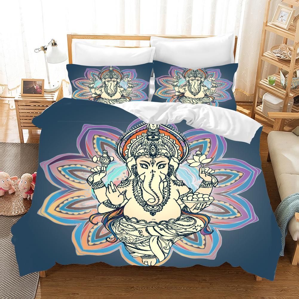 Mandala Elephant Bedding Set
