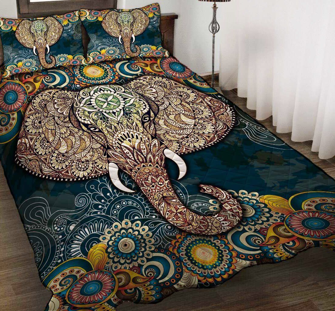 Mandala Elephant Bedding Set