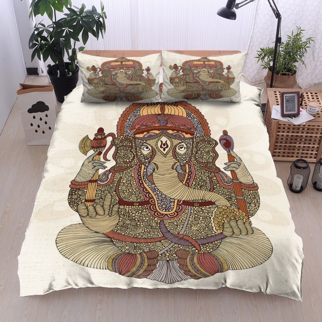 Mandala Elephants Bedding Set
