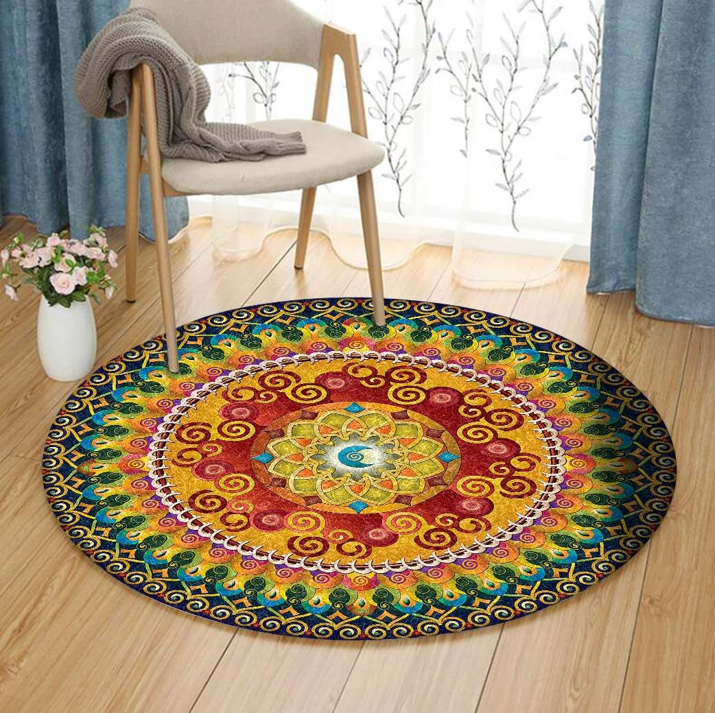 Mandala Epiphaneia Round Carpet