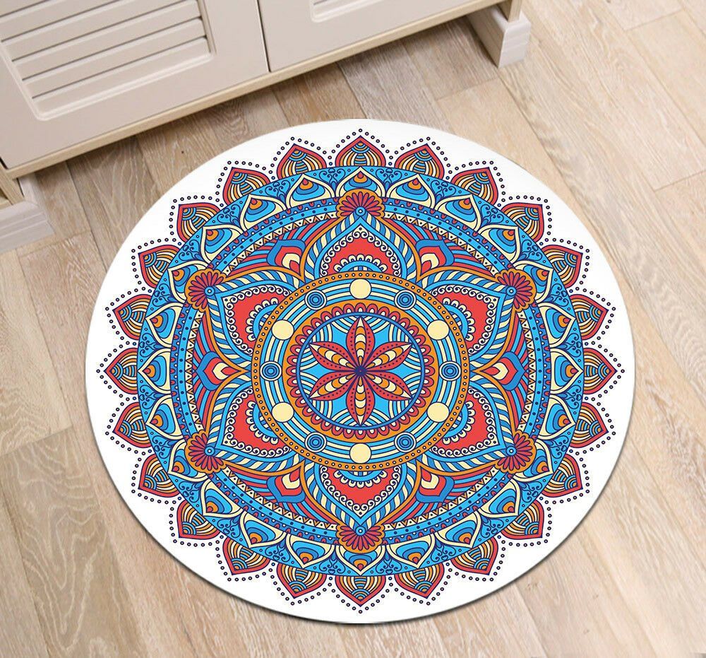Mandala Flower Round Carpet