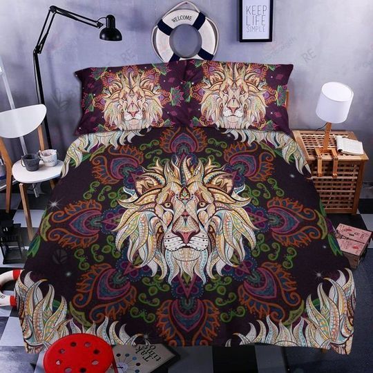 mandala lion Bedding Set
