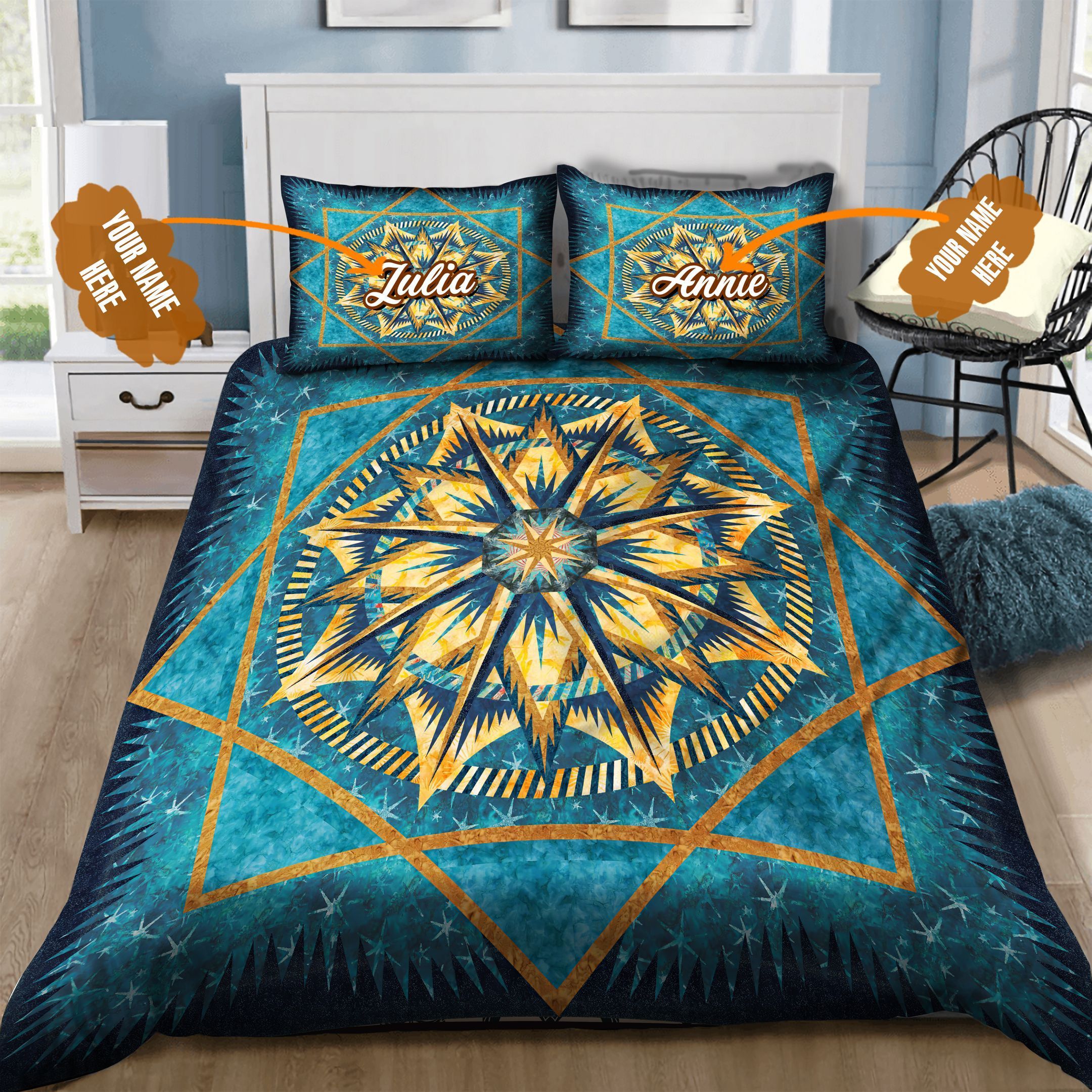 Mandala Personalized Bedding Set