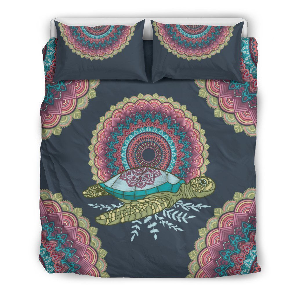 Mandala Sea Turtle Bedding Set