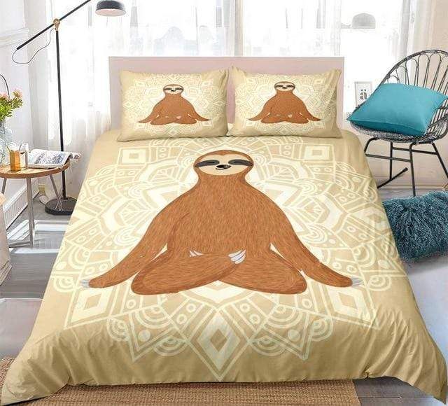 Mandala Sloth Yoga Bedding Set