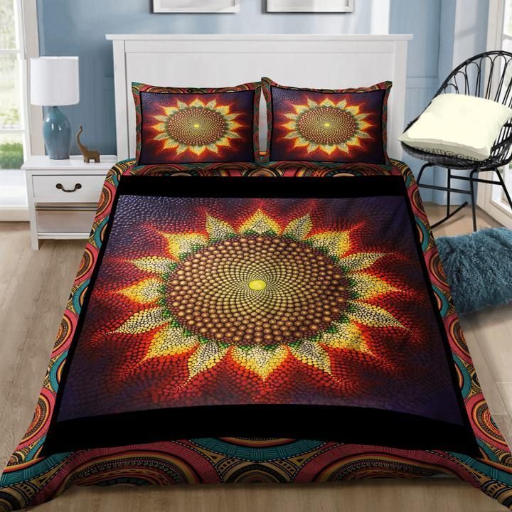 Mandala Sunflower Bedding Set