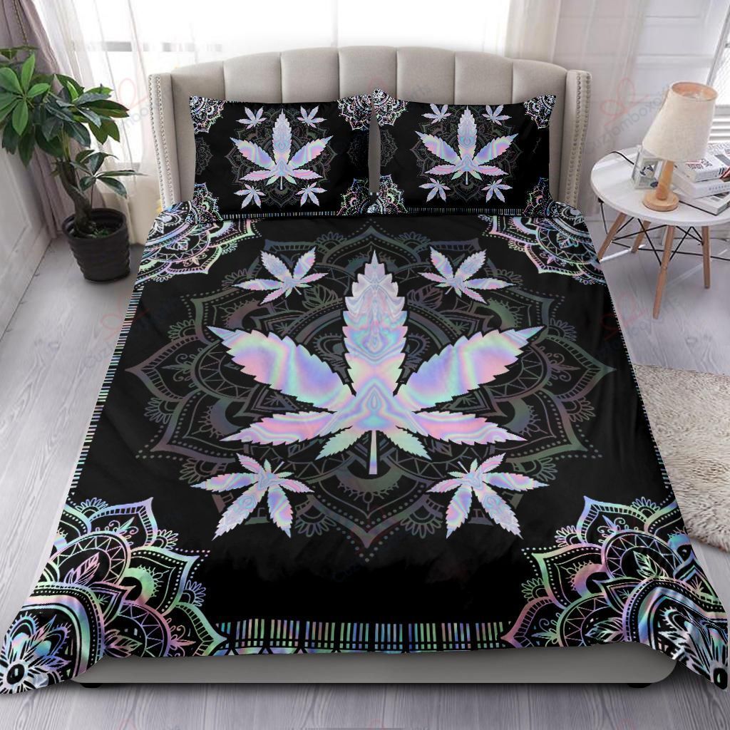 Mandala Weed Bedding Set