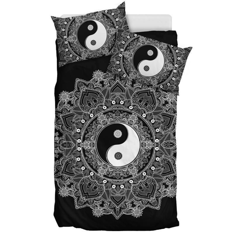 Mandala Yin And Yang  Bedding Set
