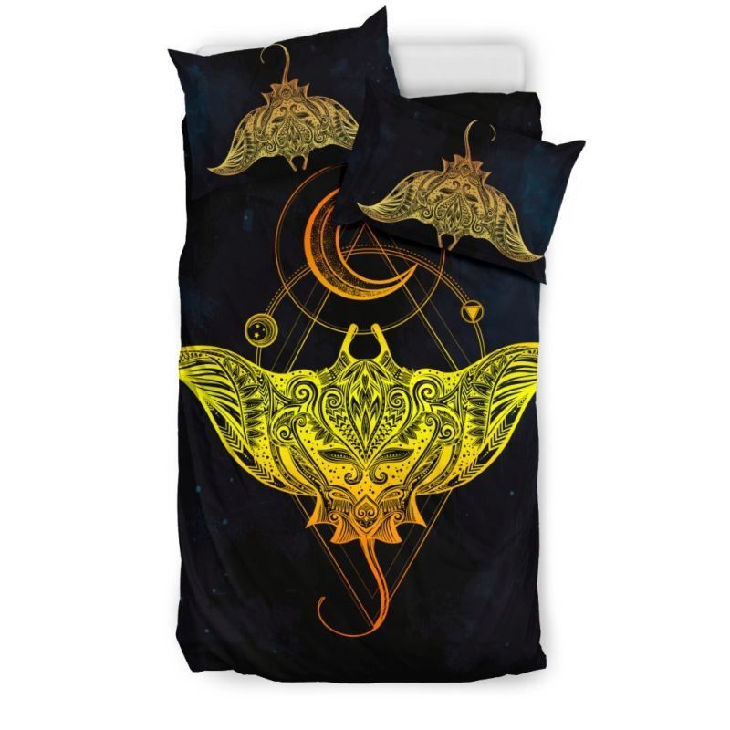 Manta Ray Aquatic Creatures Bedding Set