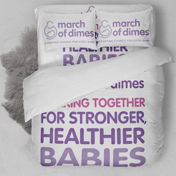 March Of Dimes Together For Stronger Healthier Babies Bedding Set