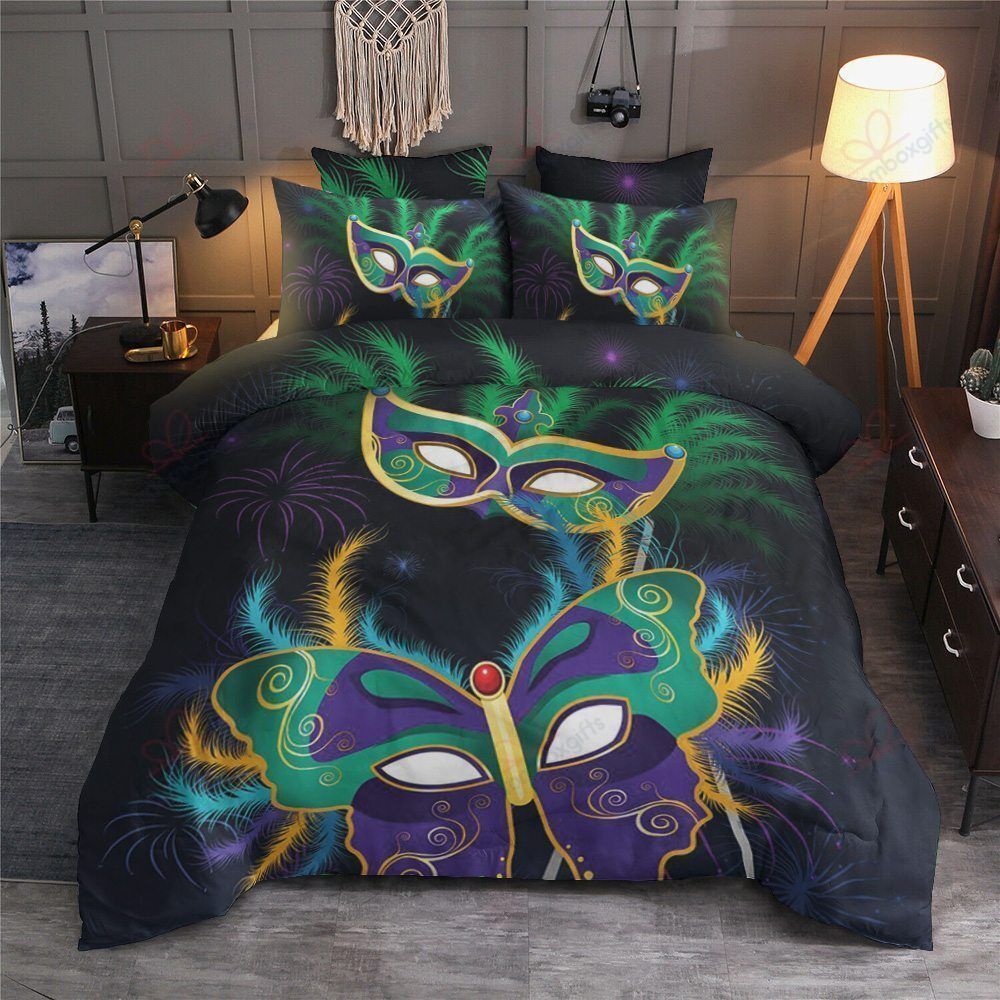 Mardi Gras Bedding Set