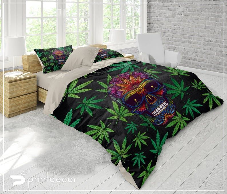 Marijuana Bedding Set