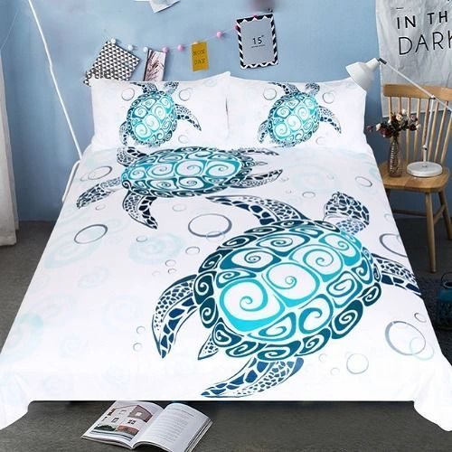Marine Animal Turtles Bedding Set