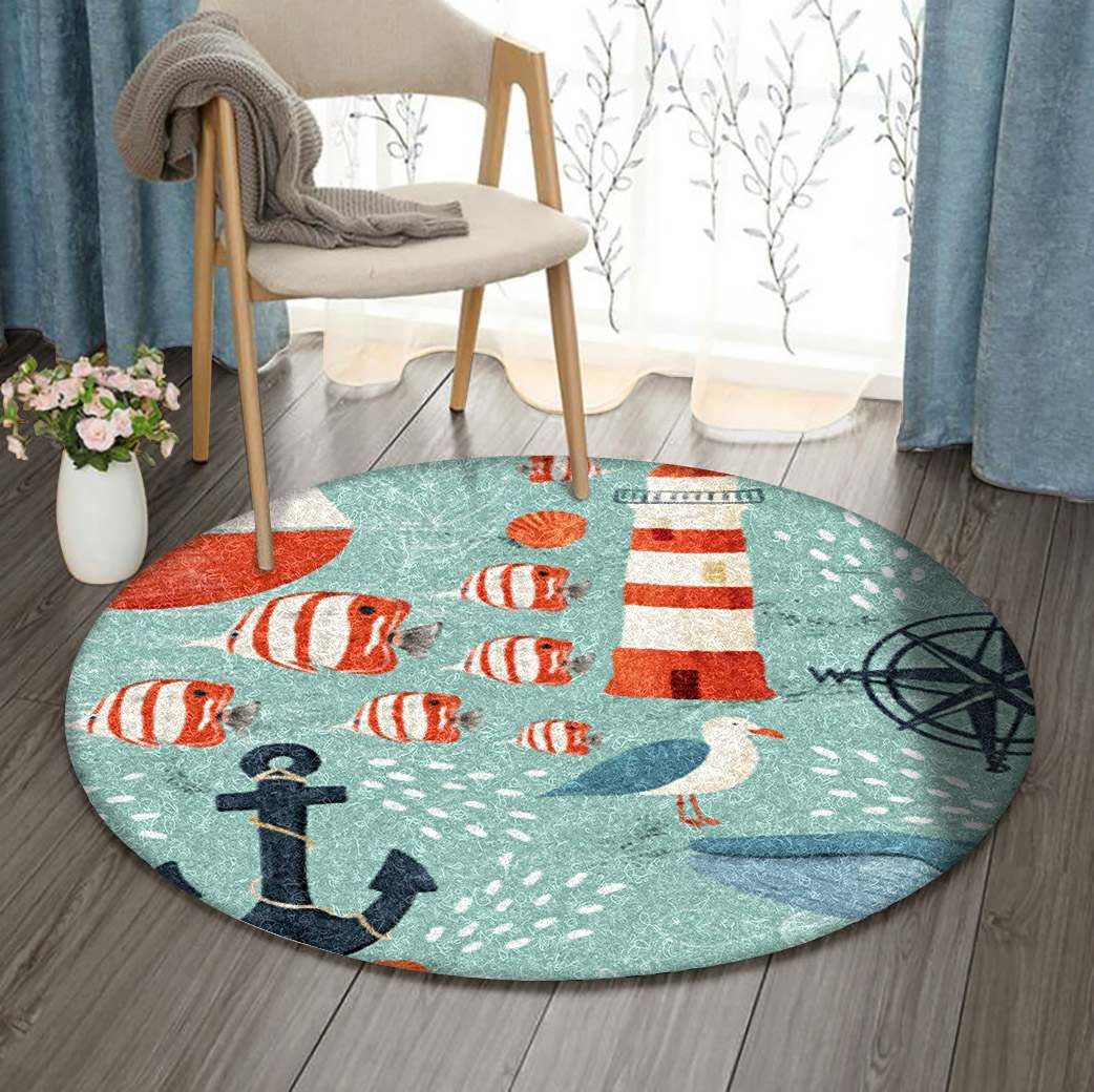 Marine Round Carpet