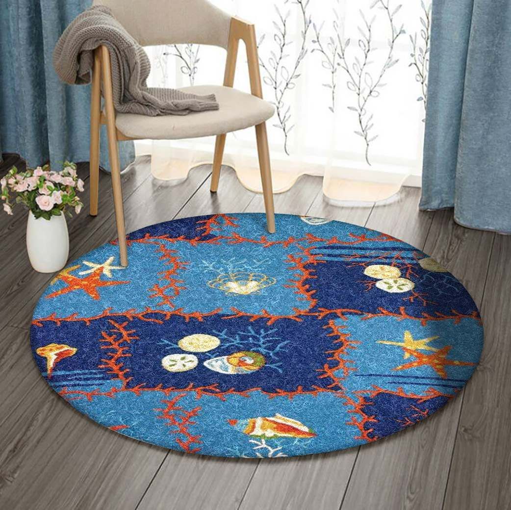Marine Round Carpet