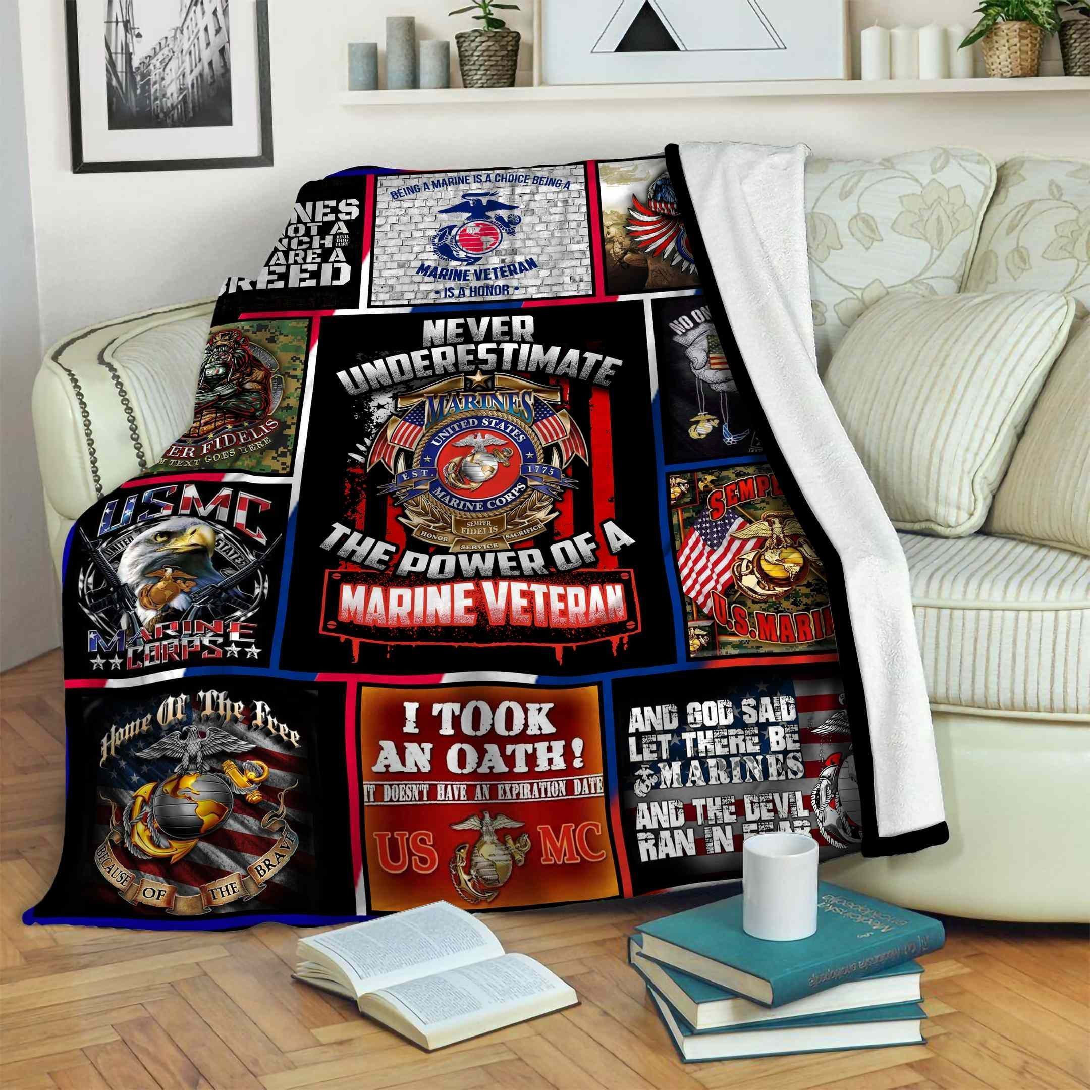 Marine Fleece Blanket