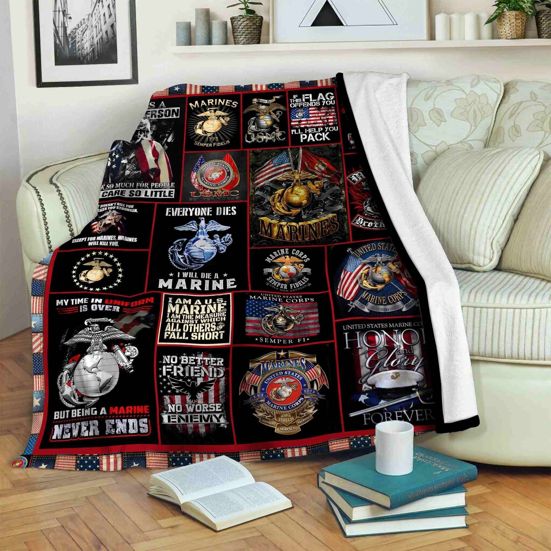 Marine Fleece Blanket