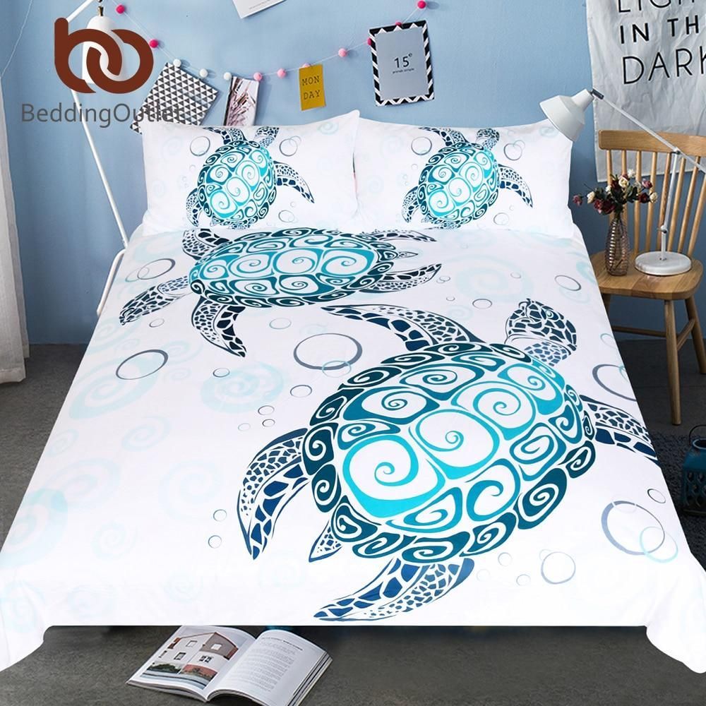 Marine Turtles Themed Bedding Set