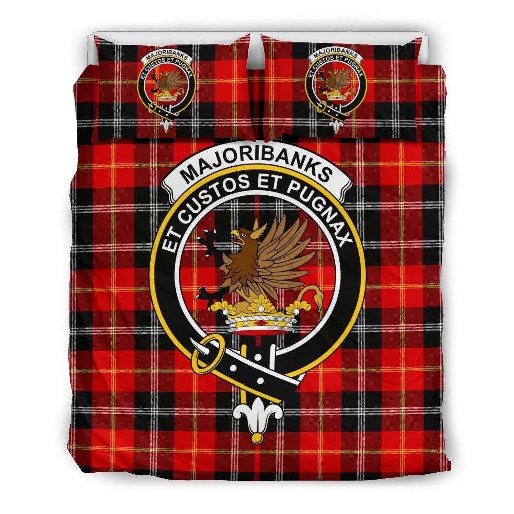 Marjoribanks Clan Badge Tartan Bedding Set