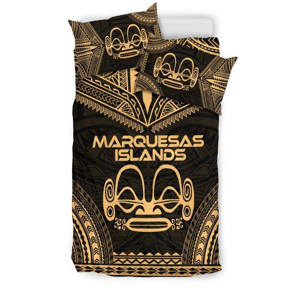 Marquesas Islands Polynesian Chief Bedding Set