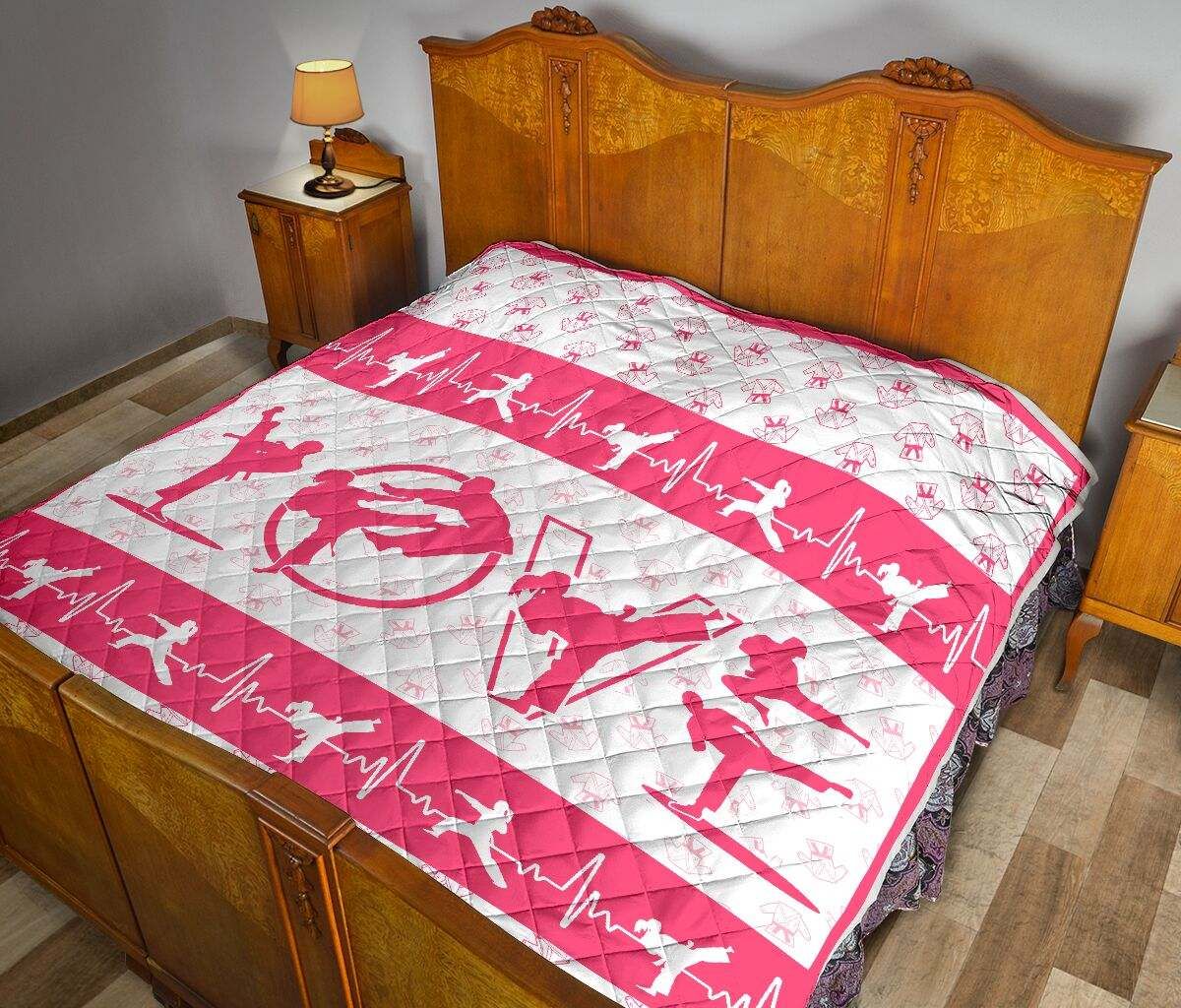 MARTIAL ART LOVE PINK QUILT DHC281111019DD