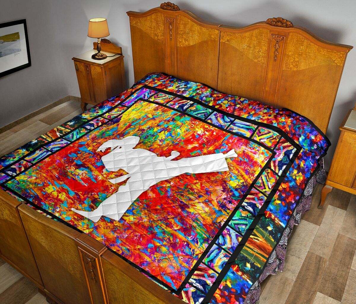 MARTIAL ART PAINT ART COLOR QUILT DHC281111032DD