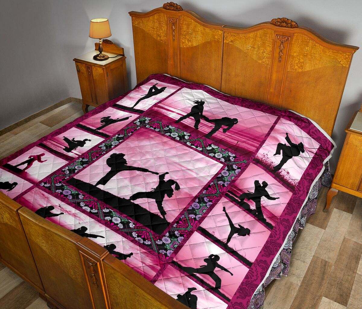 Martial art Sunset Premium Quilt Pink KD DHC281111013DD