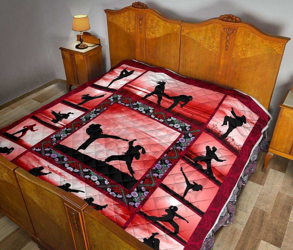 Martial art Sunset Premium Quilt Red KD DHC281111026DD