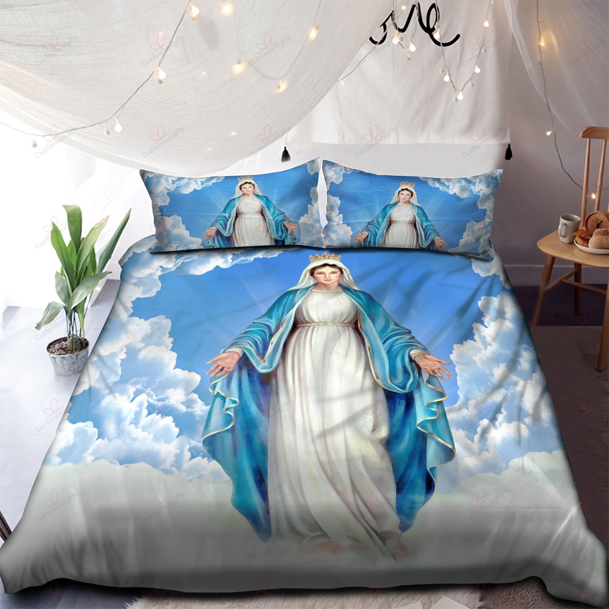 Mary Mother Of Jesus Bedding Set