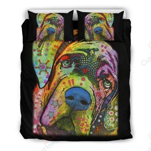Mastiff Dog Printed Bedding Set