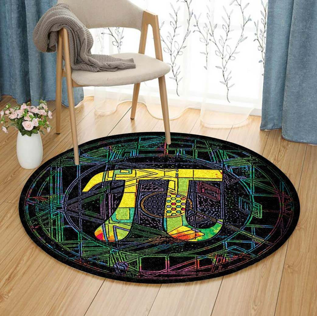 Math Round Carpet