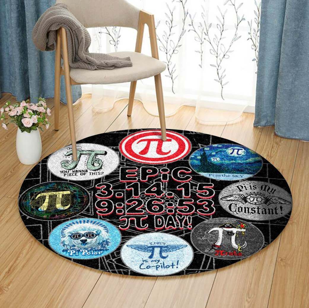 Math Round Carpet