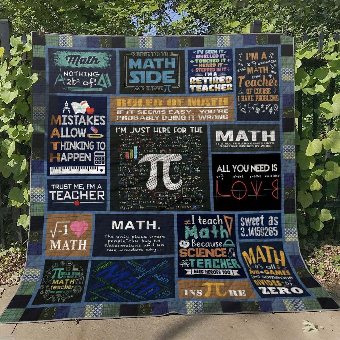 Math Teacher TN300545 Quilt Blanket