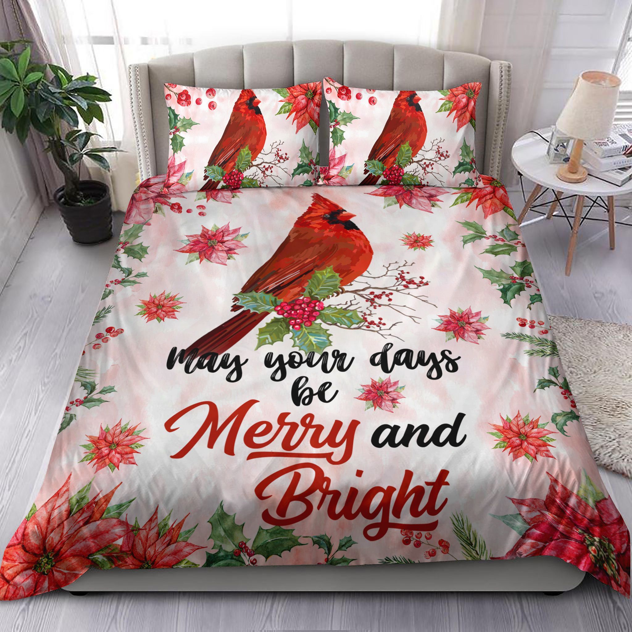 May Your Days Be Merry And Bright Bedding Set