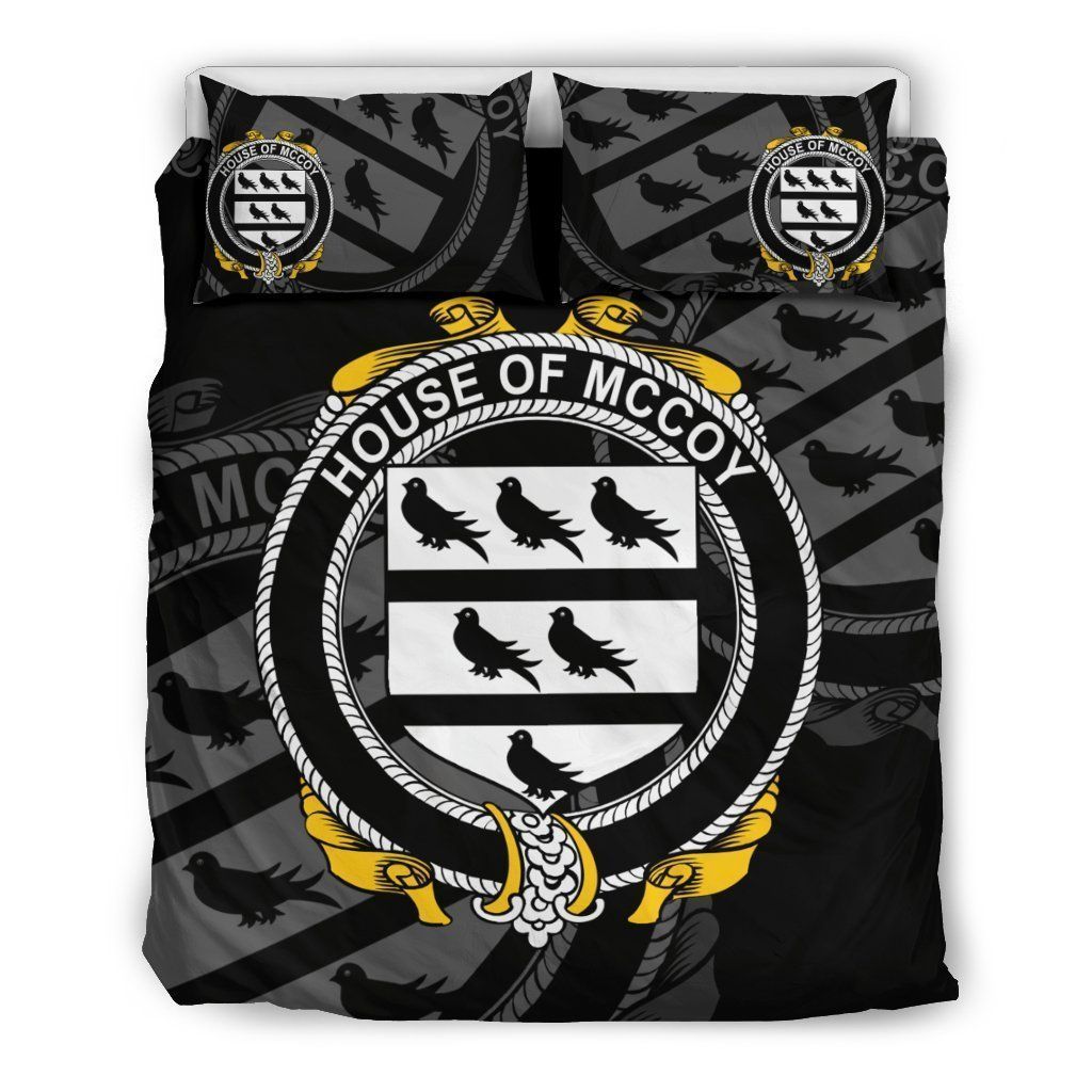 Mccoy Family Crest Shamrock Bedding Set
