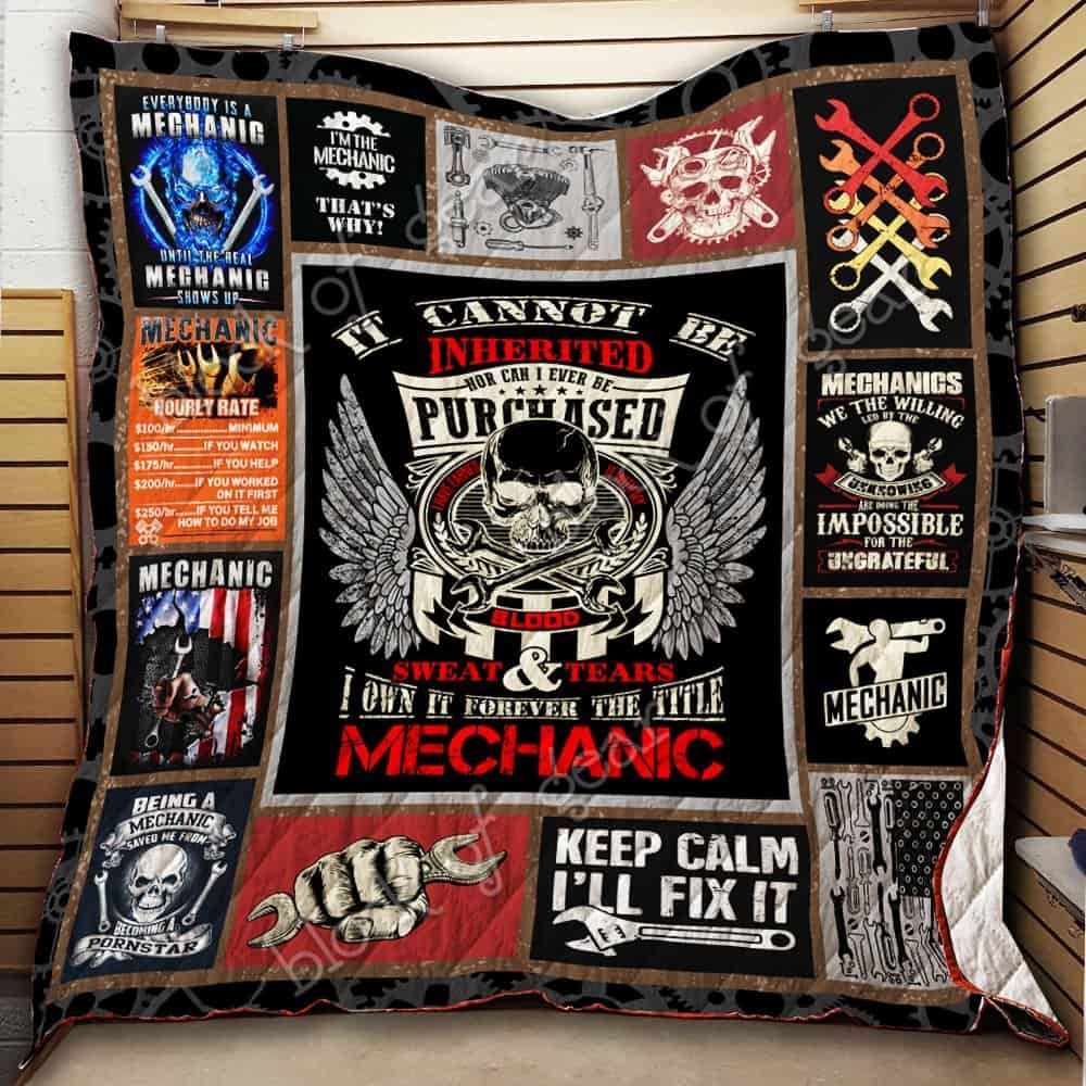 Mechanic CL19100552MDQ Quilt Blanket