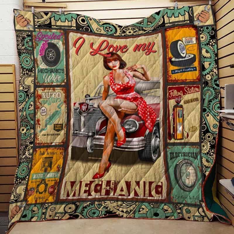 Mechanic CLA1610674Q Quilt Blanket