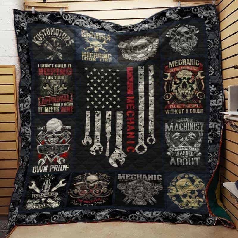 Mechanic CLA1610684Q Quilt Blanket