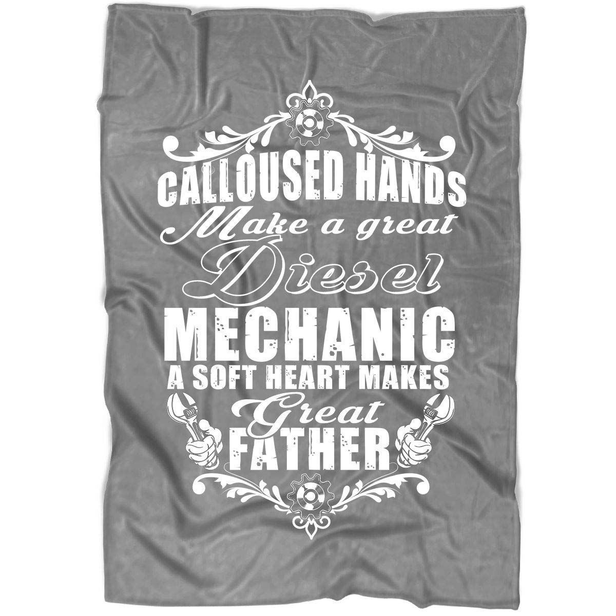 Mechanic Sherpa Fleece Blanket
